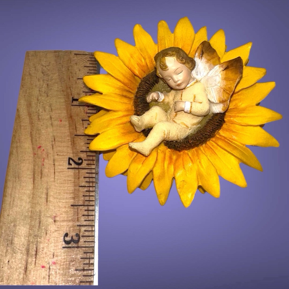Butterfly Fairies Country Artists 2007 Baby Bloom CA05459 Sunflower Mini Figure - Picture 10 of 15